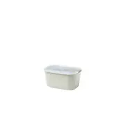 Mepal Food Storage Box Container w/ EasyClip Lid Rectangle 450ml Nordic White