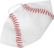 TOGEVAL Large Boys and Girls Storage Bean Bag Plush Toys Storage Pouch Baseball Theme Soft Canvas Material Home Accessory Indoor Toy Organizer