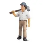 NEW Schleich Farmer farm life RETIRED animal figurine toys farmlife rare axe toy