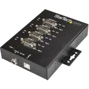 StarTech 4-Port Industrial USB to RS-232/422/485 Serial Adapter - 15 kV ESD