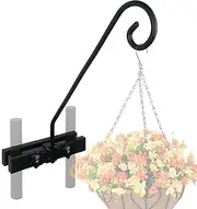 Shepherds Hooks for Outdoor Heavy Duty | Heavy Duty Multi-Purpose Fence Hangers | Metal Outdoor Brackets for Balcony Top Outside Bird Garden Backyard Farm