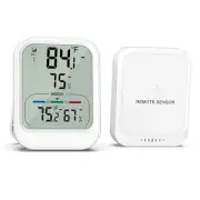 Digital Thermometer Hygrometer, Wireless Indoor Outdoor Thermometer,