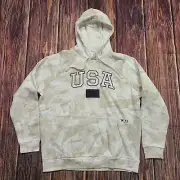 Under Armour Hoodie Mens Medium Project Rock Veterans Day Camo White 1370971-100