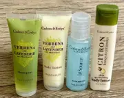 Crabtree & Evelyn Verbena & Lavender Shampoo Travel Size Toiletries 4 Piece Set
