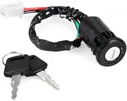 Ignition Key Switches Universal 4 Wires Off-Road Motorcycle Modified General Small High Race ATV Start Ignition Switch Electric Door Lock Key Switch Ignition Barrel Key Switch