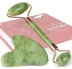 BAIMEI Jade Roller & Gua Sha Face Roller Facial Beauty Roller Skin Care Tools...