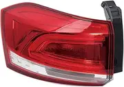 tail light Rear Bumper Tail Light Lamp Taillights Taillamp Brake Light Outer Compatible With Great Wall Haval H6 Blue LOGO 2017 2018 2019-2021(Left side)