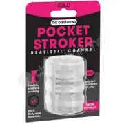 Zolo Clear Flexible &amp; Stretchy Girlfriend Pocket Stroker