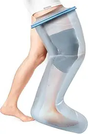 Cast Cover for Shower Leg, Waterproof Protector Covers for Shower Leg or Foot Adult for Cast, Bandage, Splint, Cam Boots