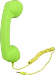 TEHAUX Retro Microphone for Cell Phone Handset Vintage Design Plastic Handset Wired Headset Replacement
