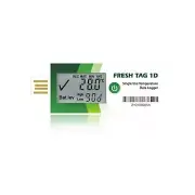 Freshliance Temperature Data Logger with LCD Display, Single Use USB Temperat...