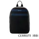 【Cerruti 1881】限量2折 義大利頂級小牛皮後背包 CEZA06050M 全新專櫃展示品(黑色)
