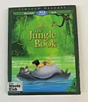 The Jungle Book (2019, Blu-Ray + DVD) Disney Movie Club Exclusive! Brand New!