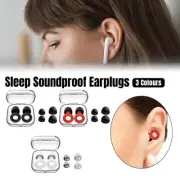 Ultra Soft Silicone Ear Plug Noise Reduction Flexible Reusable Study Sleep Plugs