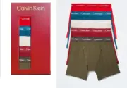 Calvin Klein NB3395905 Cotton Stretch Holiday 5-Pack Boxer Brief M