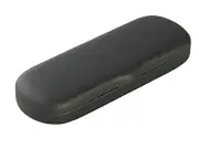 Hard Shell Eyeglass Case Clamshell for Small Frames, Metallic Matte Green