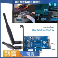 在飛比找蝦皮商城精選優惠-WiFi模塊mini PCI-E 轉PCI-E 1x轉接卡3