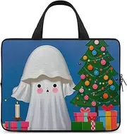 Laptop Case Sleeve Shockproof Computer Carrying Bag Ghosts and Gift Candles Laptop Bag Tote Lightweight Notebook Case Cover Traveling Briefcase Handle Bags for Travel Business 13inch