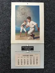 Rare 1953 Pasadena CA Bank Calendar JOHN MCGRAW keep going print baseball