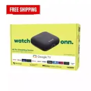 New 2024 onn. Google TV 4K Pro Streaming Device w Hands Free Voice Control