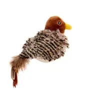 SmallBird Sparrow Cat Toy Chirping Sounds Touch-Activated Kitten