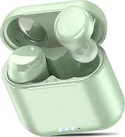 TOZO T6 Wireless Earbuds Bluetooth 5.3 Headphones, Ergonomic Design in-Ear Headset, 50Hrs Playtime with Wireless Charging Case, APP EQ Customisable, IPX8 Waterproof, New Upgraded Version, Green