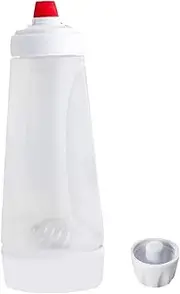 Handheld Muffin Batter Mixing Bottle Dispenser Cream Mix Pot with Scale for Pancakes, Waffles, and More Easy-Pour Spout