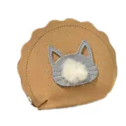 2 Pcs Mini Zipper Small Pouch Animal Cat Coin Purses Holder Women Gel Change Wallets Girl Kids Money Bag Coin Bag Children Kids