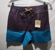 Patagonia Hydropeak Volley Shorts 16" Mens S Plum Regular Fit Stretch New