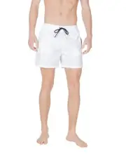 Emporio Armani Underwear Swim Trunks QuickDrying Lightweight Men White Swimwear