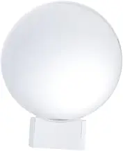 Transparent Crystal Ball Display Glass Ornament with Base Elegant Sphere for Home Office Wedding Decoration for Feng Shui and Meditation Comes Red Box