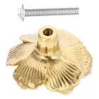 Vintage Drawer Knob Furniture Knob Door Handle Brass Flower Decorative Drawer