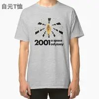 在飛比找樂天市場購物網優惠-戶外2001太空漫游丅恤男短袖t恤百搭街舞打底衫創意原宿印花