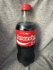 Share a Coke with Amanda 2025 Personalized Gift Coca~Cola Bottle 20oz