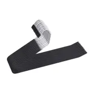 Non Slip Pants Hangers 10 Pack Open Ended Easy Slid Slacks Durable Anti-Rust