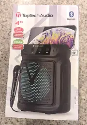 NEW Top Tech Audio LOUD BLUETOOTH SPEAKER Portable Wireless Boombox Aux KL-6