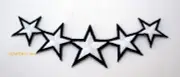FIVE STAR GENERAL HAT PATCH AMERICA PIN UP US ARMY MARINE NAVY AIR FORCE PATRIOT