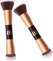 Beavorty Efficient Makeup Routine Pcs Blush and Powder Brush Set Portable and Lightweight for Women for Travel Everyday and Special Events