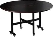 Drop Leaf Dining Table, Foldable Kitchen Multifunctional Extendable Small Computer Desk, Save Space Restaurant Table(C,L00cm)