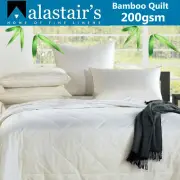 Alastairs Bamboo Super King Bed Quilt. Chemical Free. Eco Friendly. 200gsm