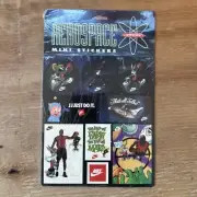 Vintage Nike Aerospace Mini Stickers Set Sealed Pack Michael Jordan Looney Tunes
