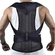 Corrector S-5XL Full Back Brace for Men WomenTeenagers,Adjustable Shoulder Lumbar Spine Support Belt Waist Trainer