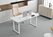 Fin Lifting Desk 140Cm Height Adjustable Dual Motor Electric Desk 4-Leg Holds 150Kg