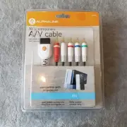 ALPHALINE NINTENDO Wii Component HD AV Cable Wire Gold Plated BRAND NEW