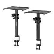 Set of 2 Studio Monitor Stands Desktop Speaker Stands Bookshelf Speaker Stand...
