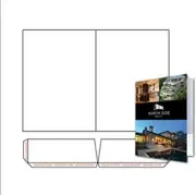 Presntn Folder w Pockts (9"x12" fld), 1-UP on 12"x 18" White 12pt Cover-100 Shts