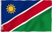 ANLEY Fly Breeze 3x5 Feet Namibia flag - Vivid Color and Fade Proof - Canvas Header and Double Stitched - Namibian Flags Polyester with Brass Grommets 3 X 5 Ft