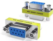 DriverGenius RD232F2F | RS232 Serial DB9 Gender Changer - 9-Pin COM Port - Femal