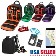 DSLR Camera Case Waterproof Shockproof Backpack For Canon Nikon Sony or+tracker
