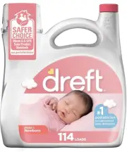 Newborn Baby Liquid Laundry Detergent 114 loads 165 fl oz
